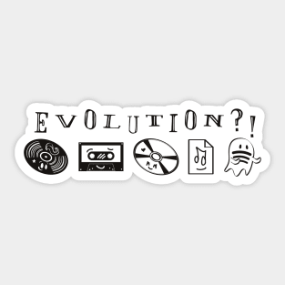 Music evolution! Sticker